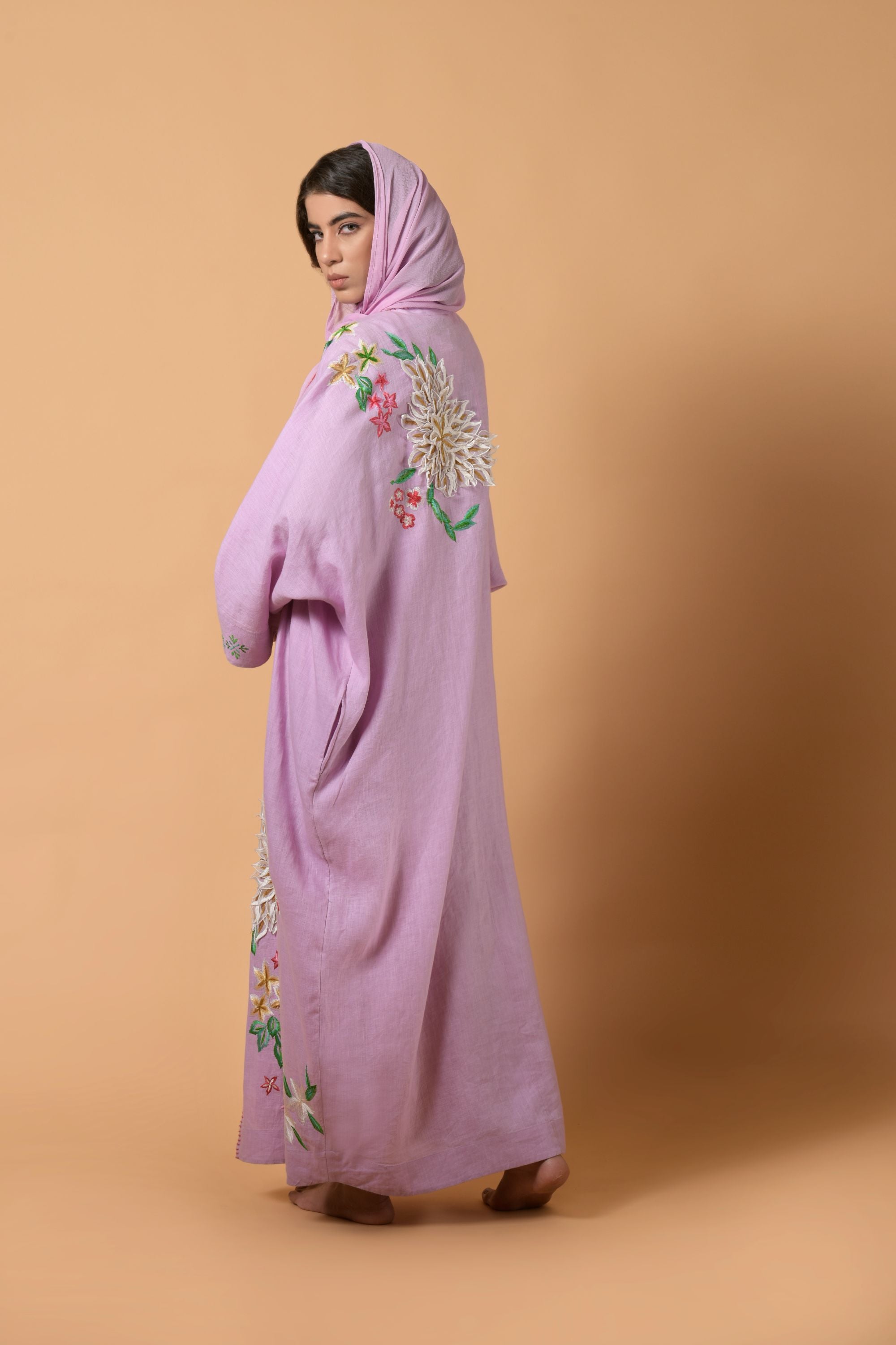 Basma Blooms Abaya