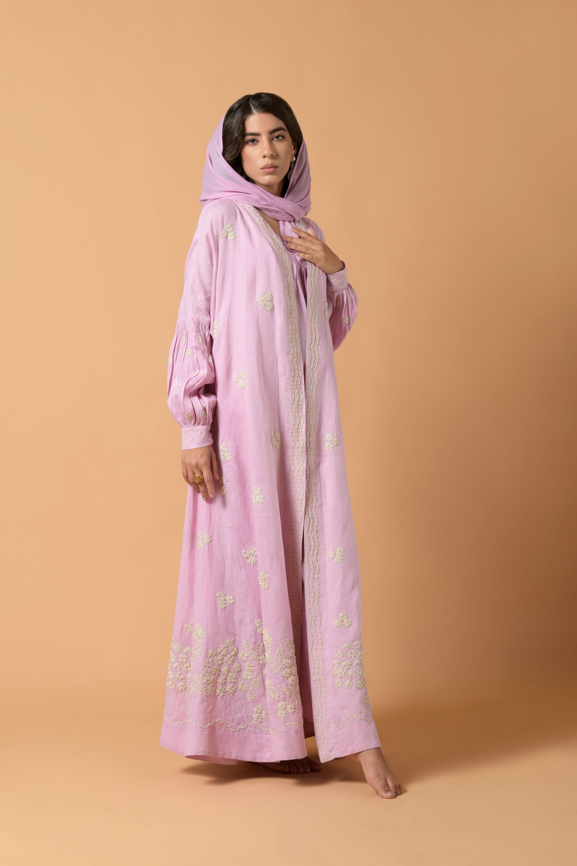 Yashal Floral Abaya