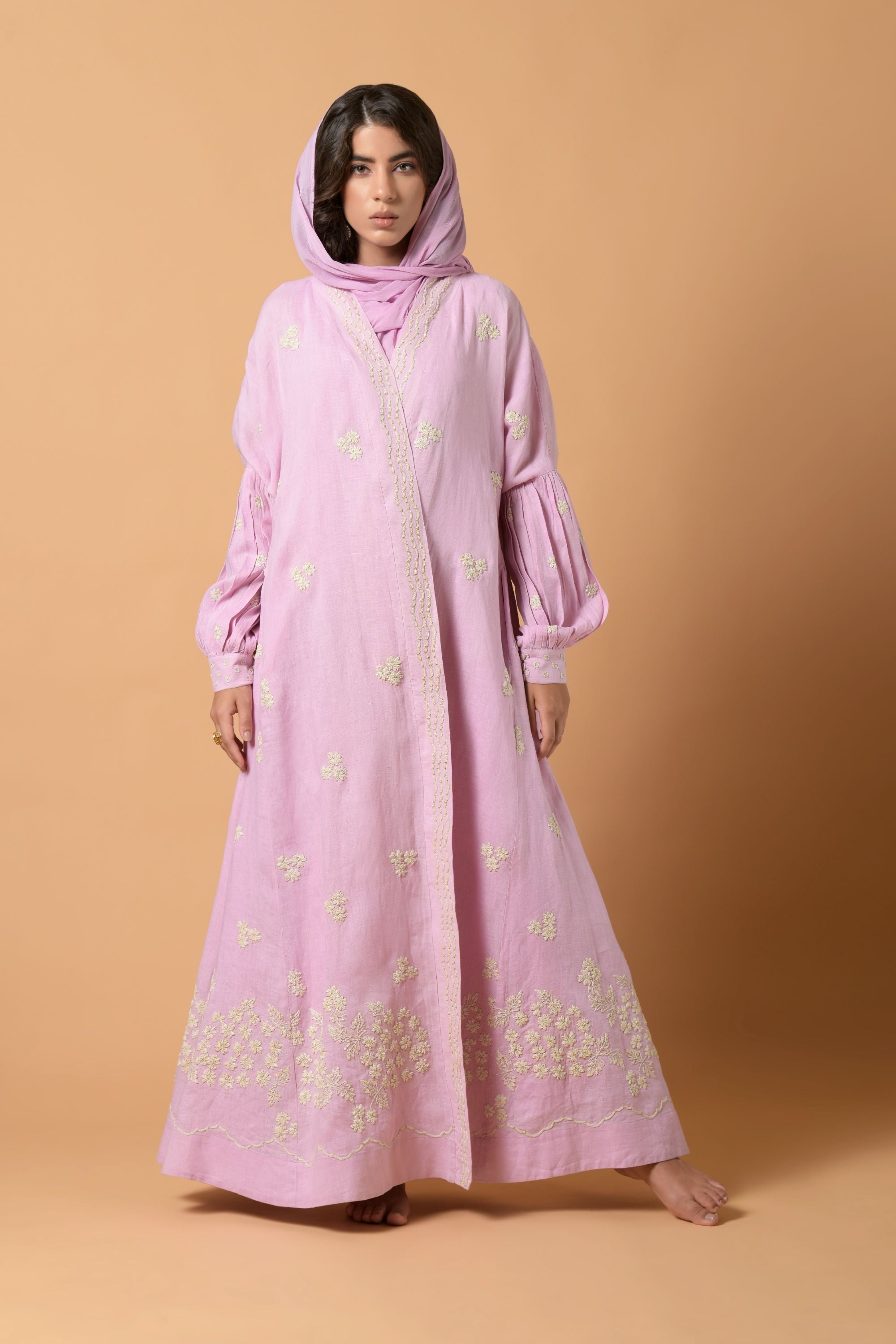 Yashal Floral Abaya