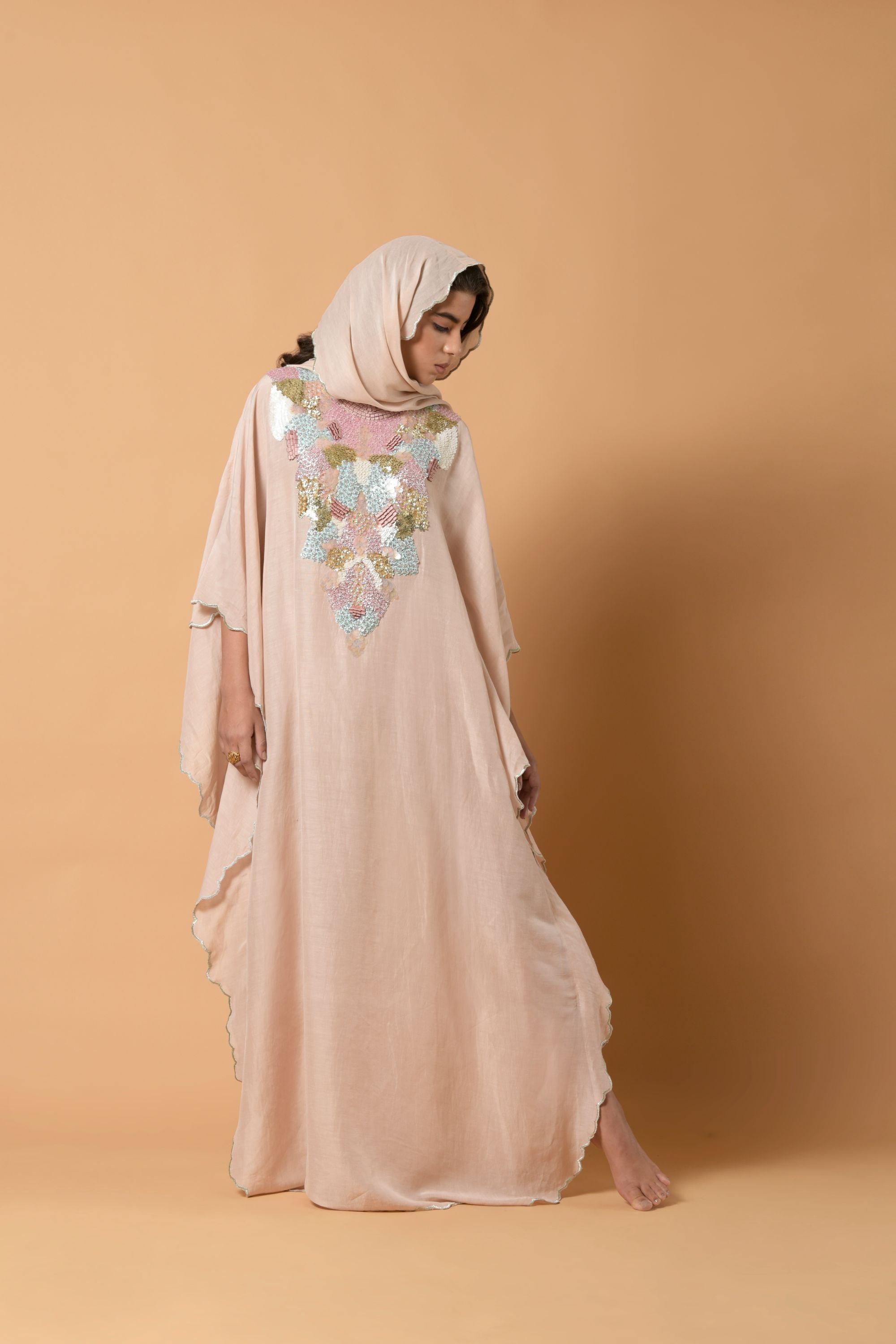 Farhana Blush Delight Jalabiya