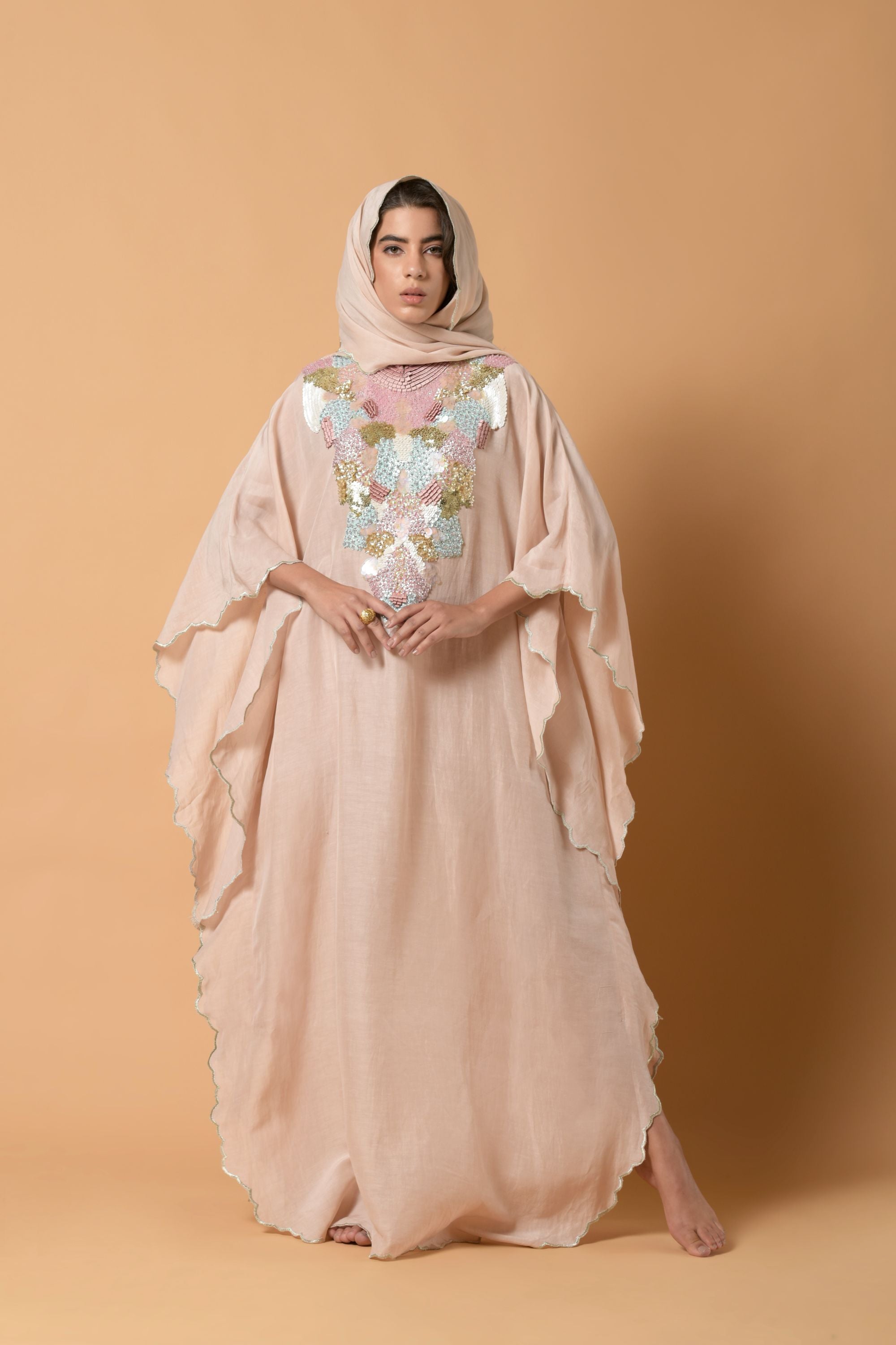 Farhana Blush Delight Jalabiya