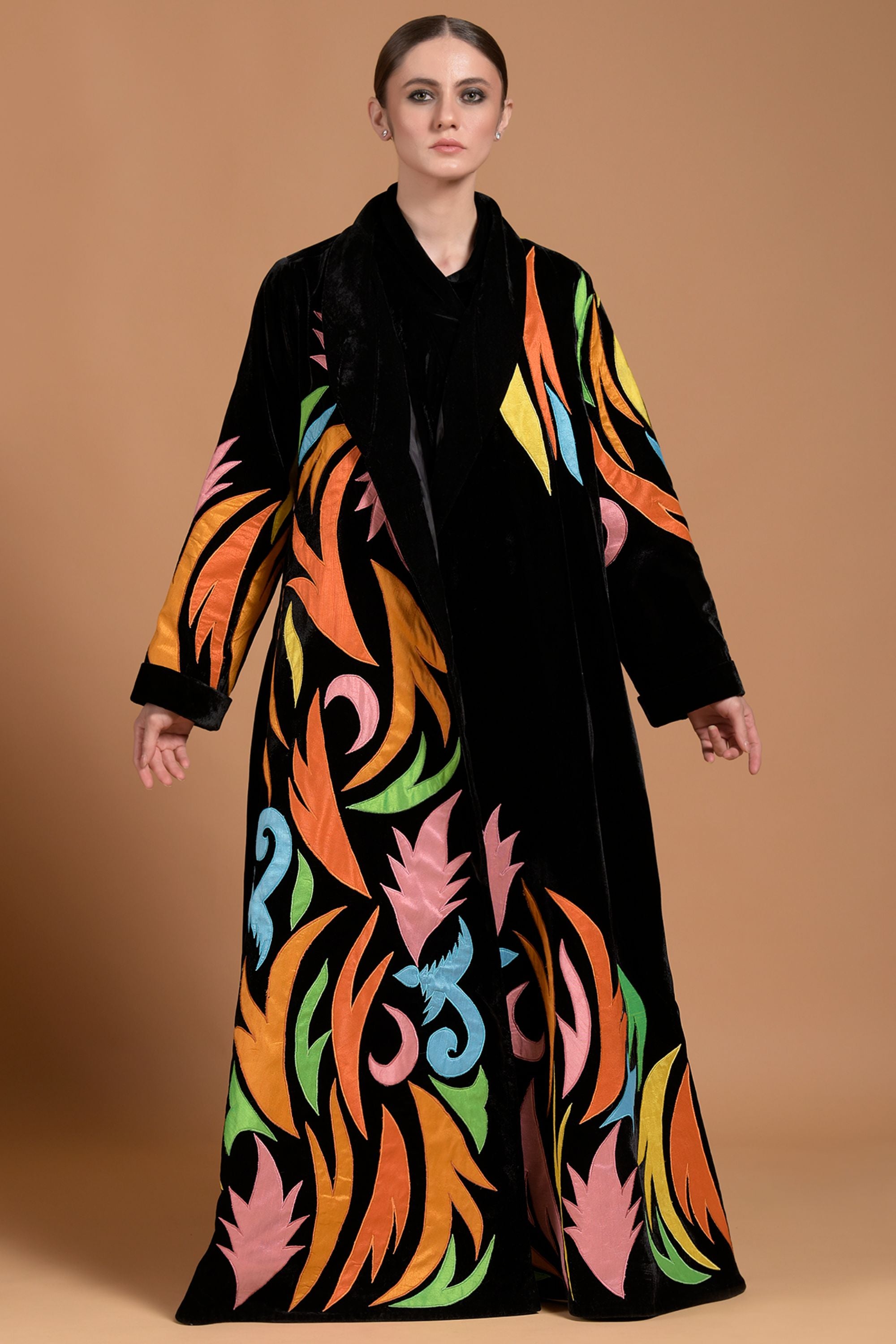 Anida Abaya with Patch Work