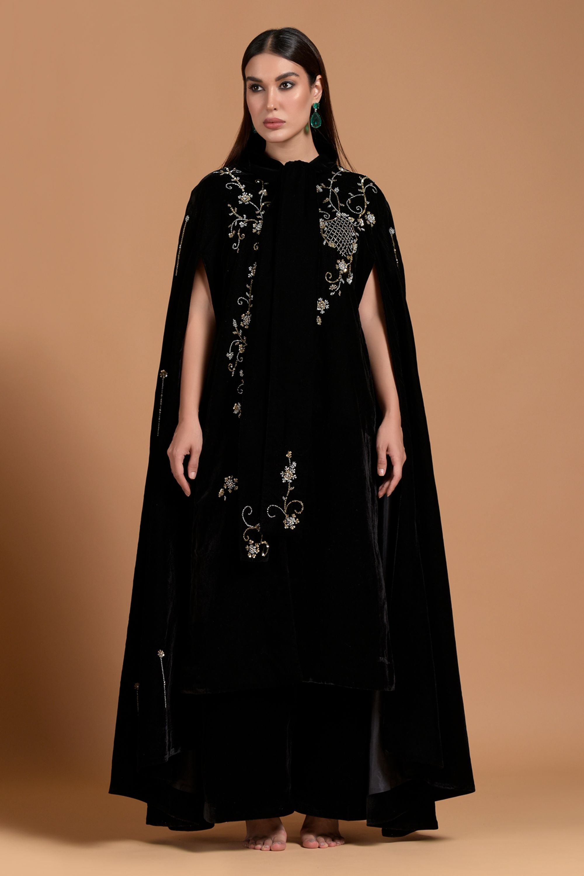 Imaya Embellished Cape