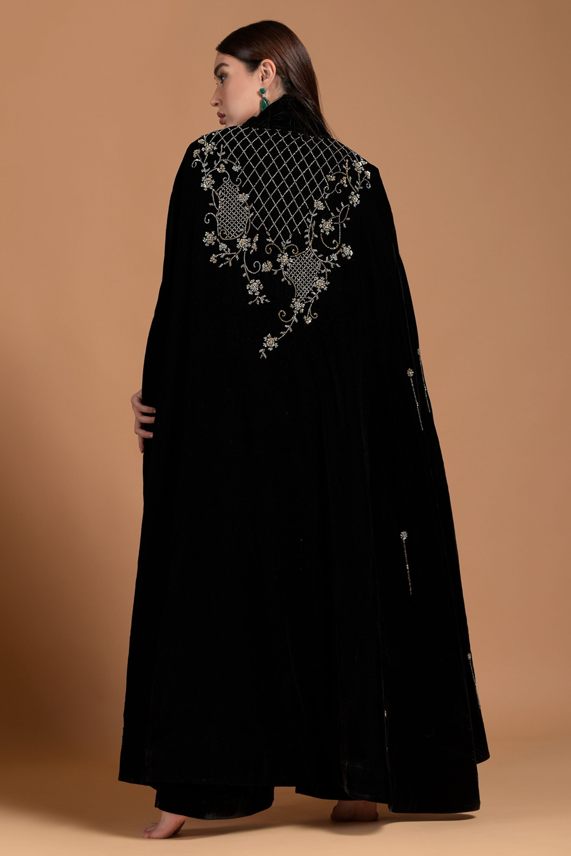 Imaya Embellished Cape