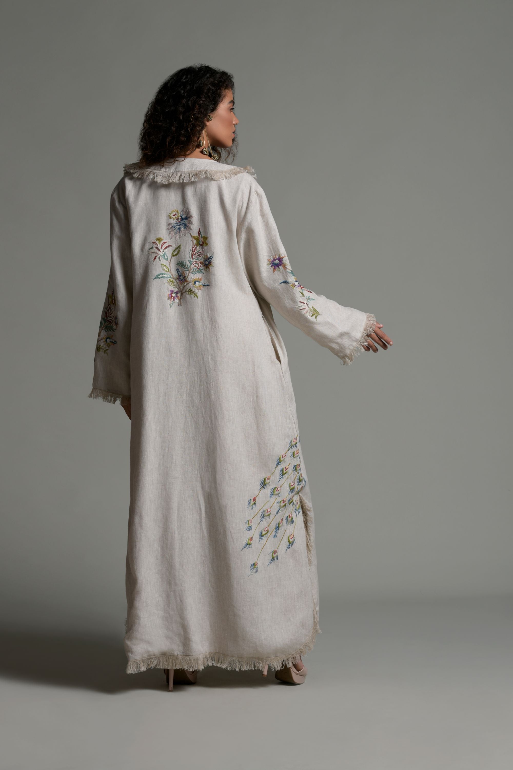 Fariba Embroidered Abaya