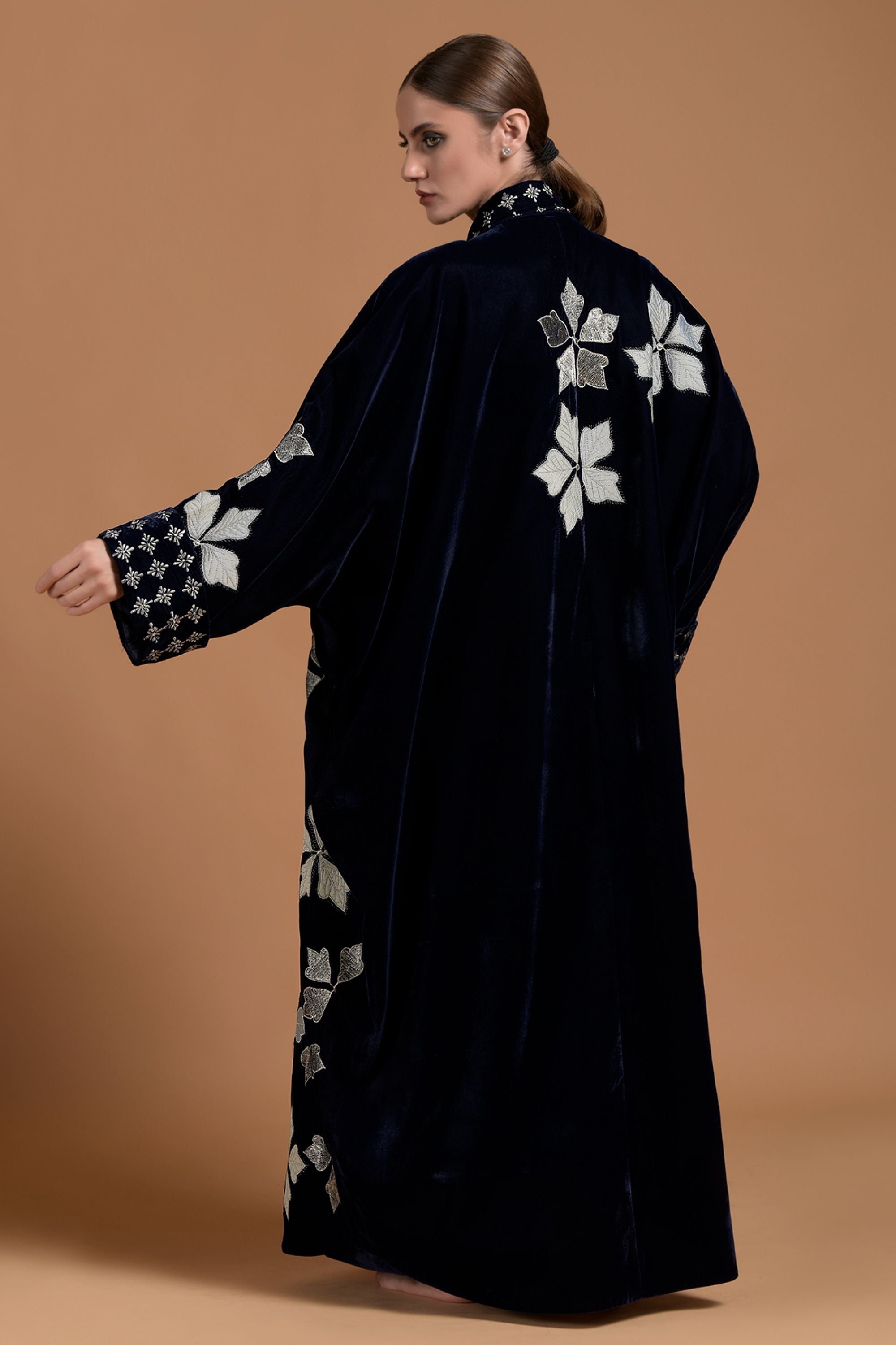 Amaya Abaya with Patch Work