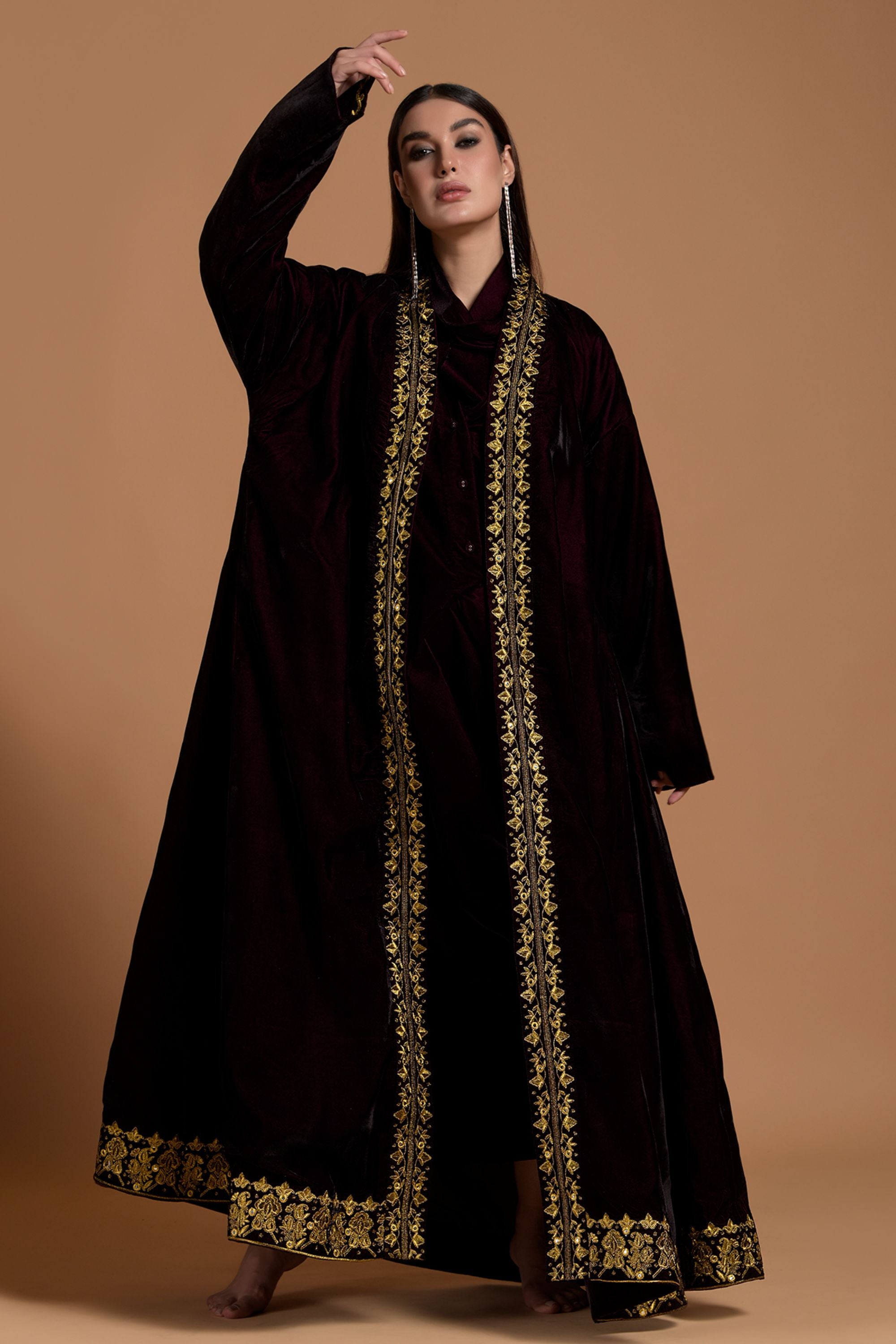 Nadira Embroidered Abaya