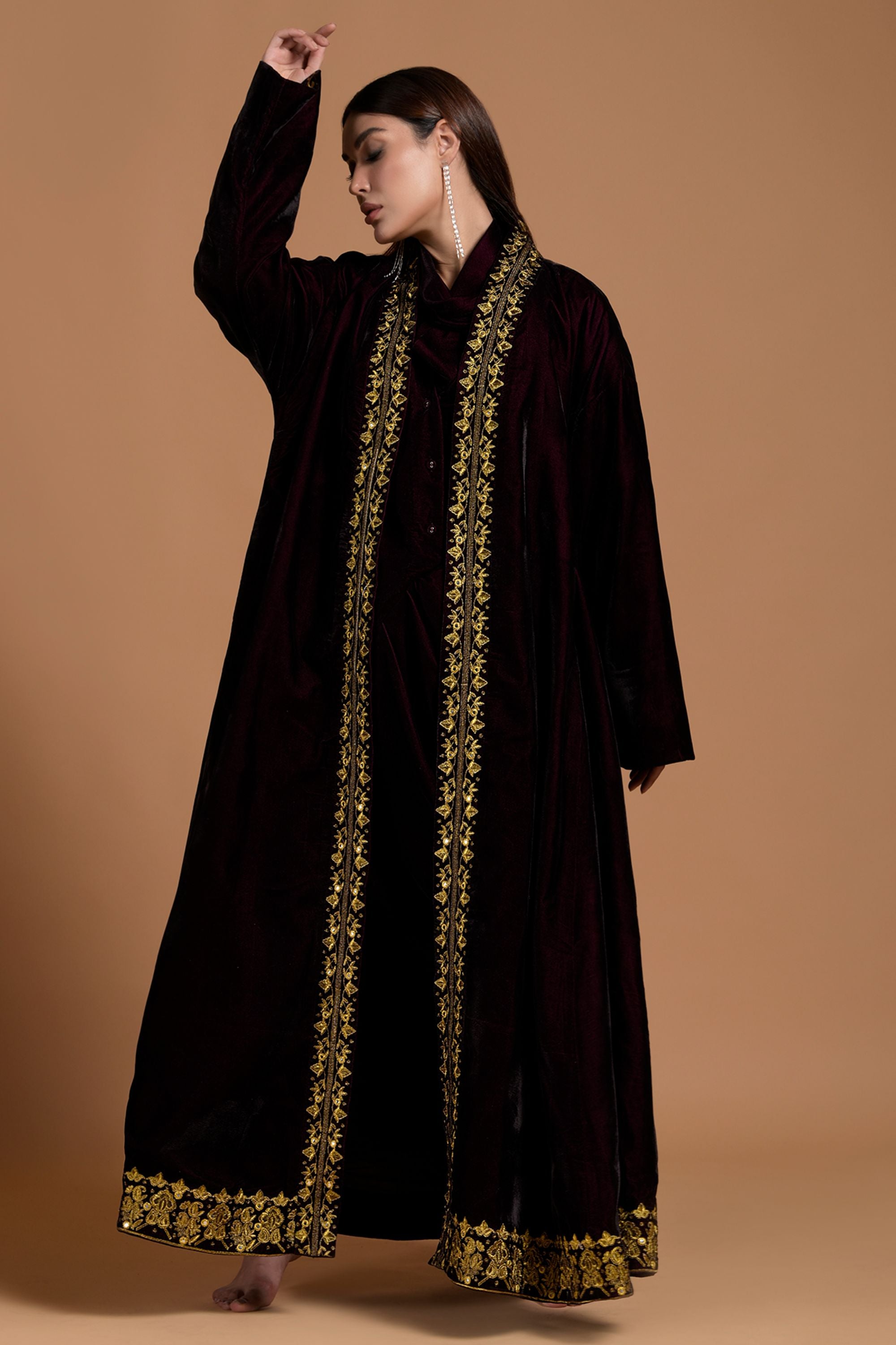 Nadira Embroidered Abaya