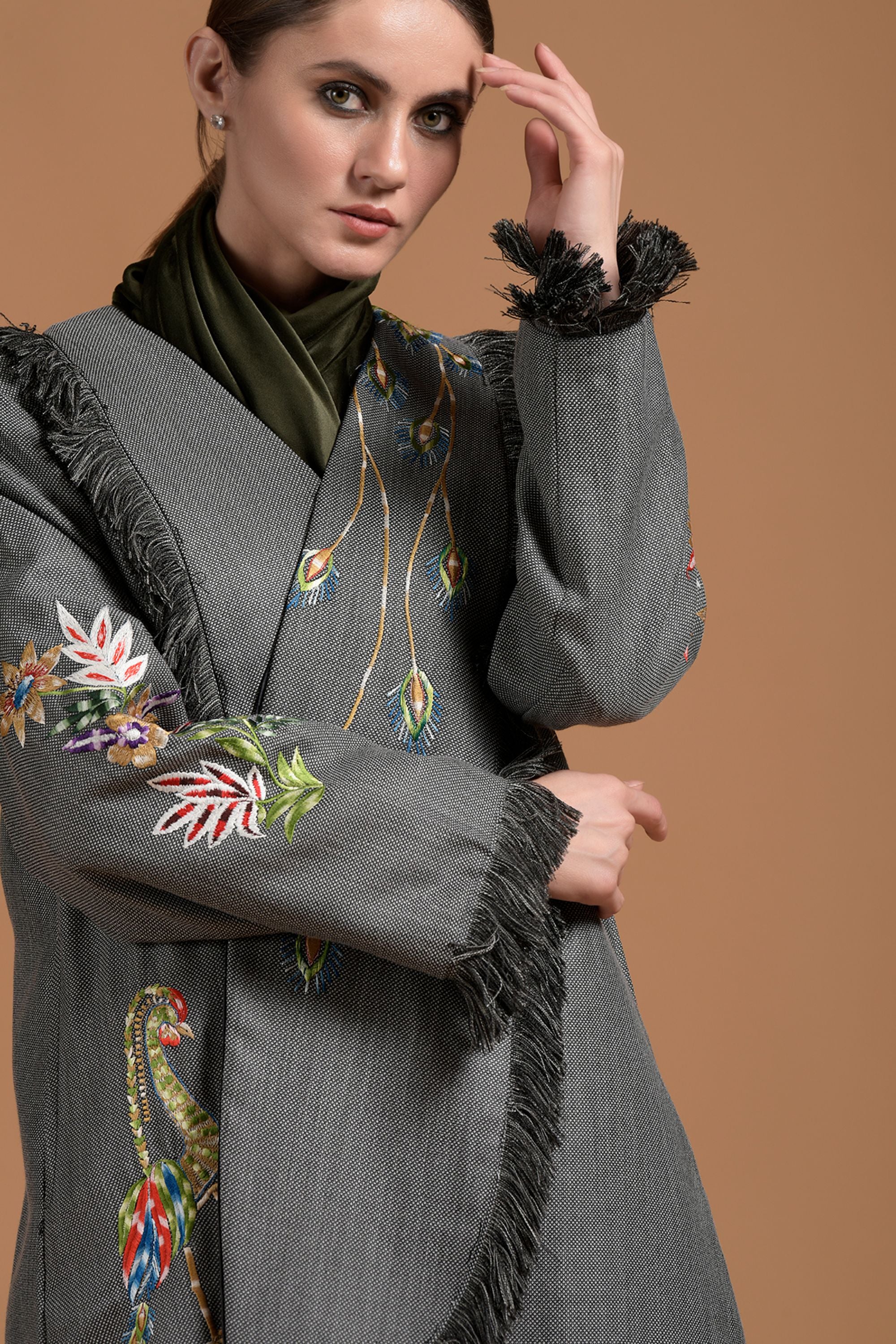 Ibadat Embroidered Abaya